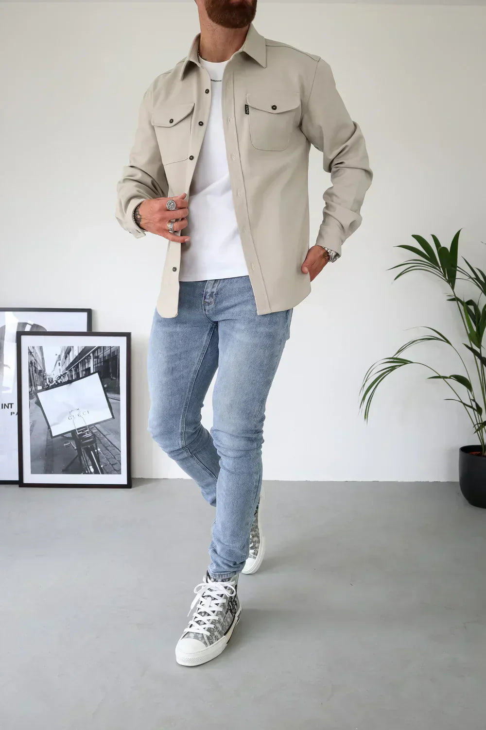 Button Down Men's Shirt l Mark