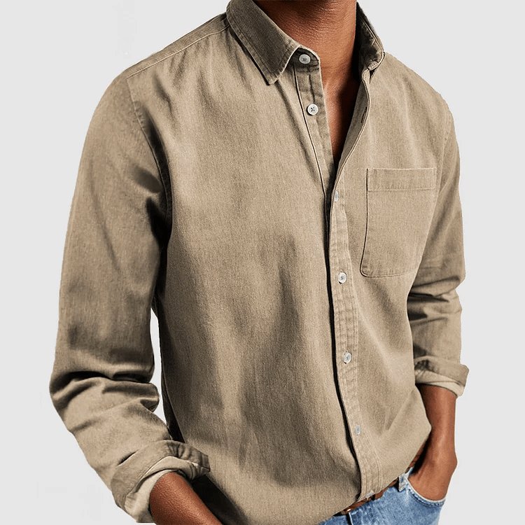 Men's Button Down Pure Cotton Shirt l Coltyn
