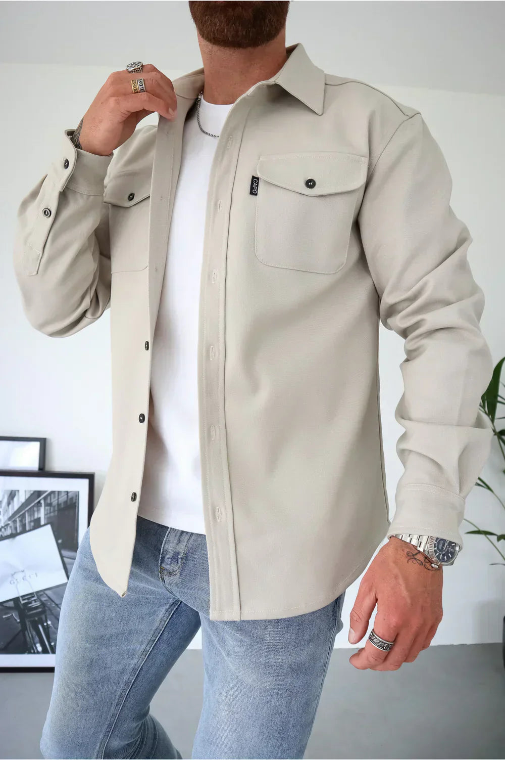 Button Down Men's Shirt l Mark