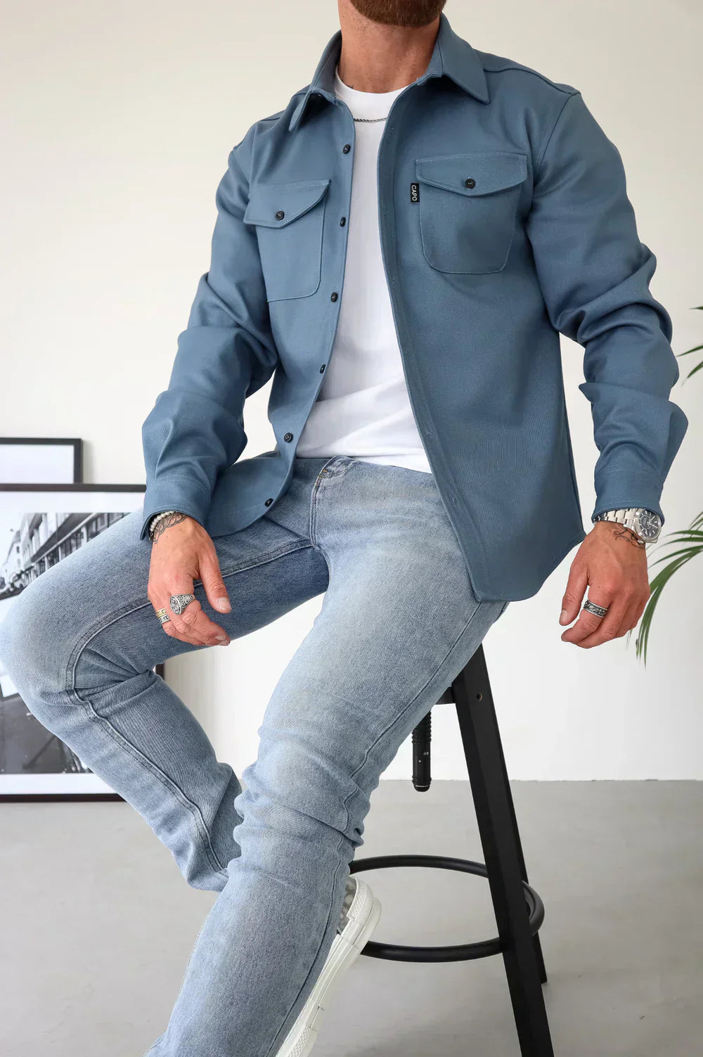 Button Down Men's Shirt l Mark