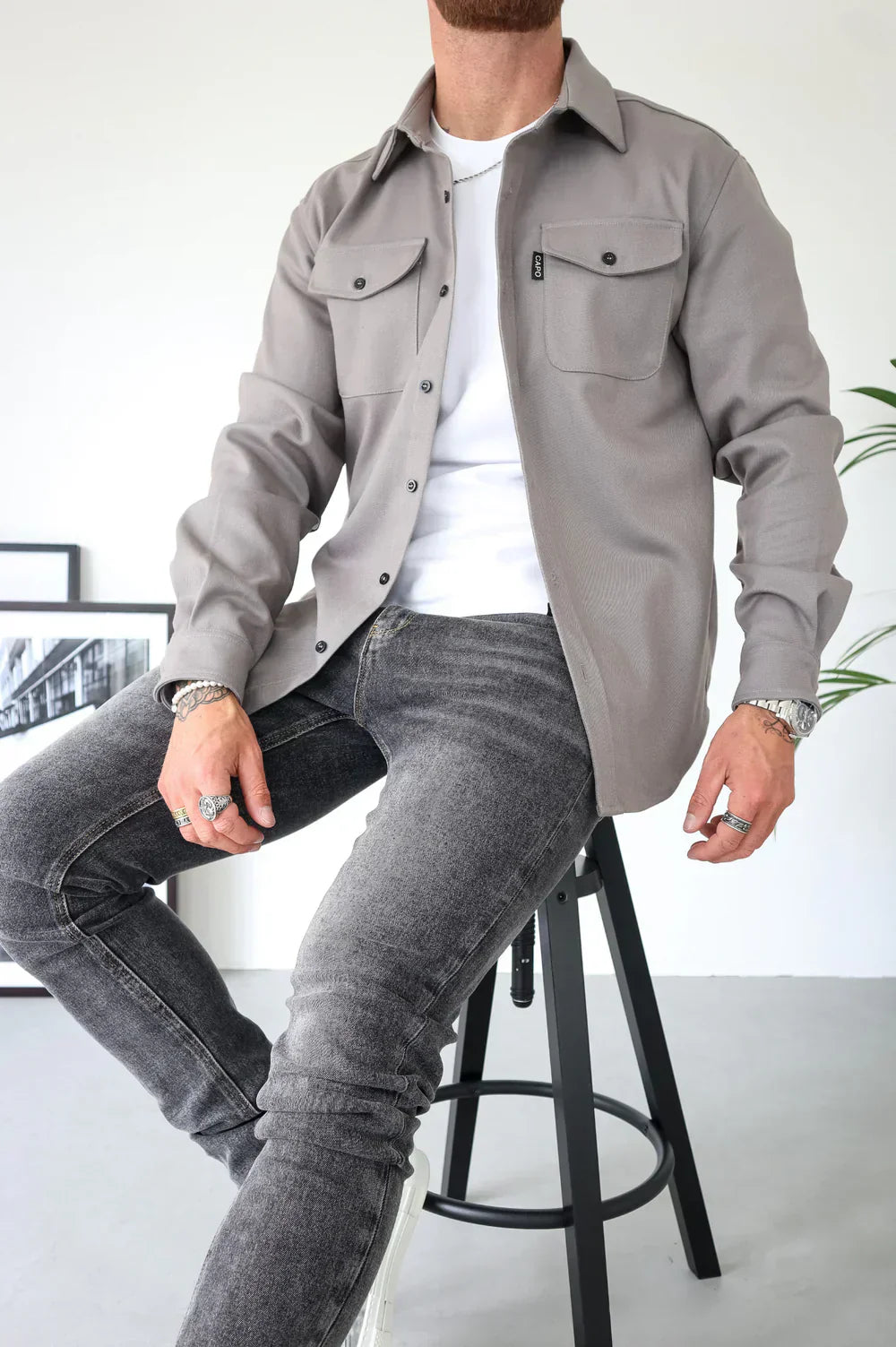 Button Down Men's Shirt l Mark