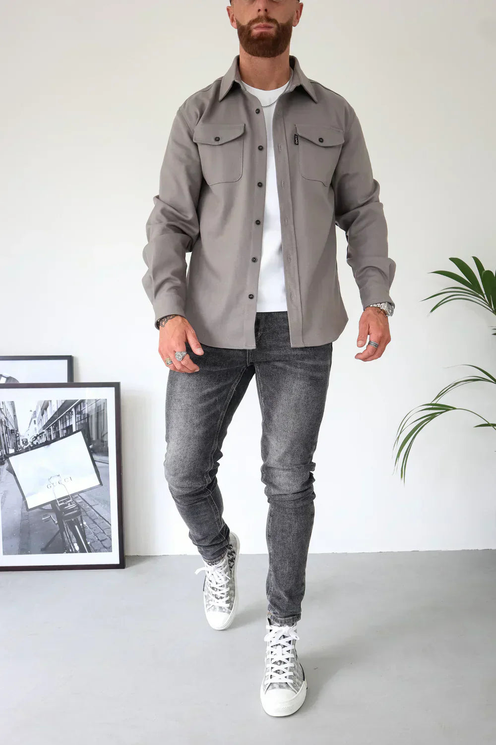 Button Down Men's Shirt l Mark