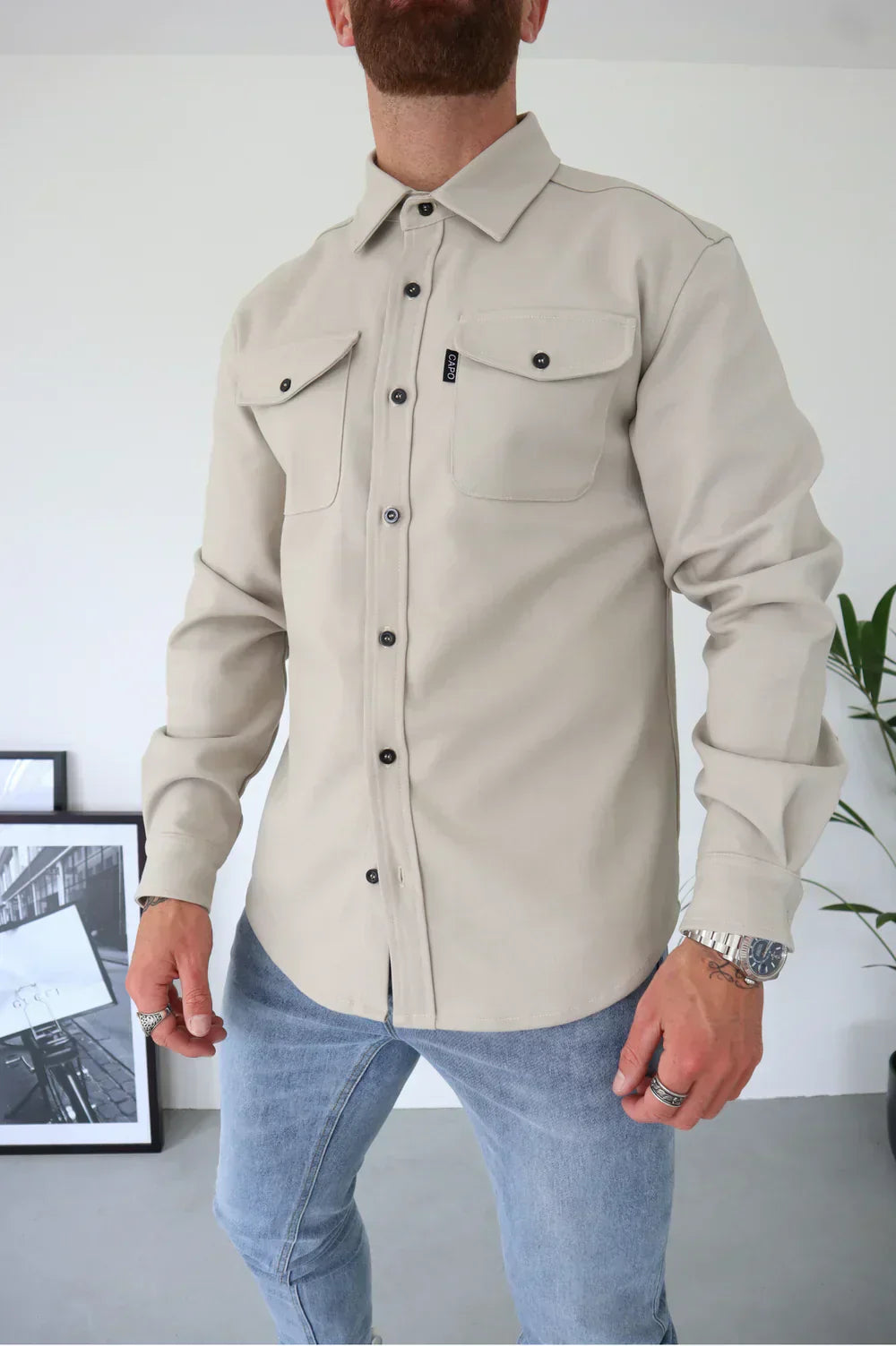 Button Down Men's Shirt l Mark