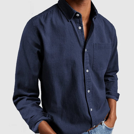 Men's Button Down Pure Cotton Shirt l Coltyn