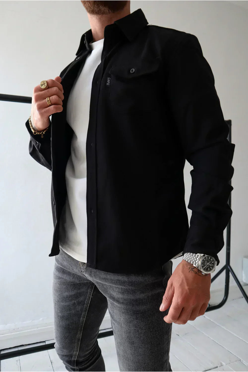 Button Down Men's Shirt l Mark