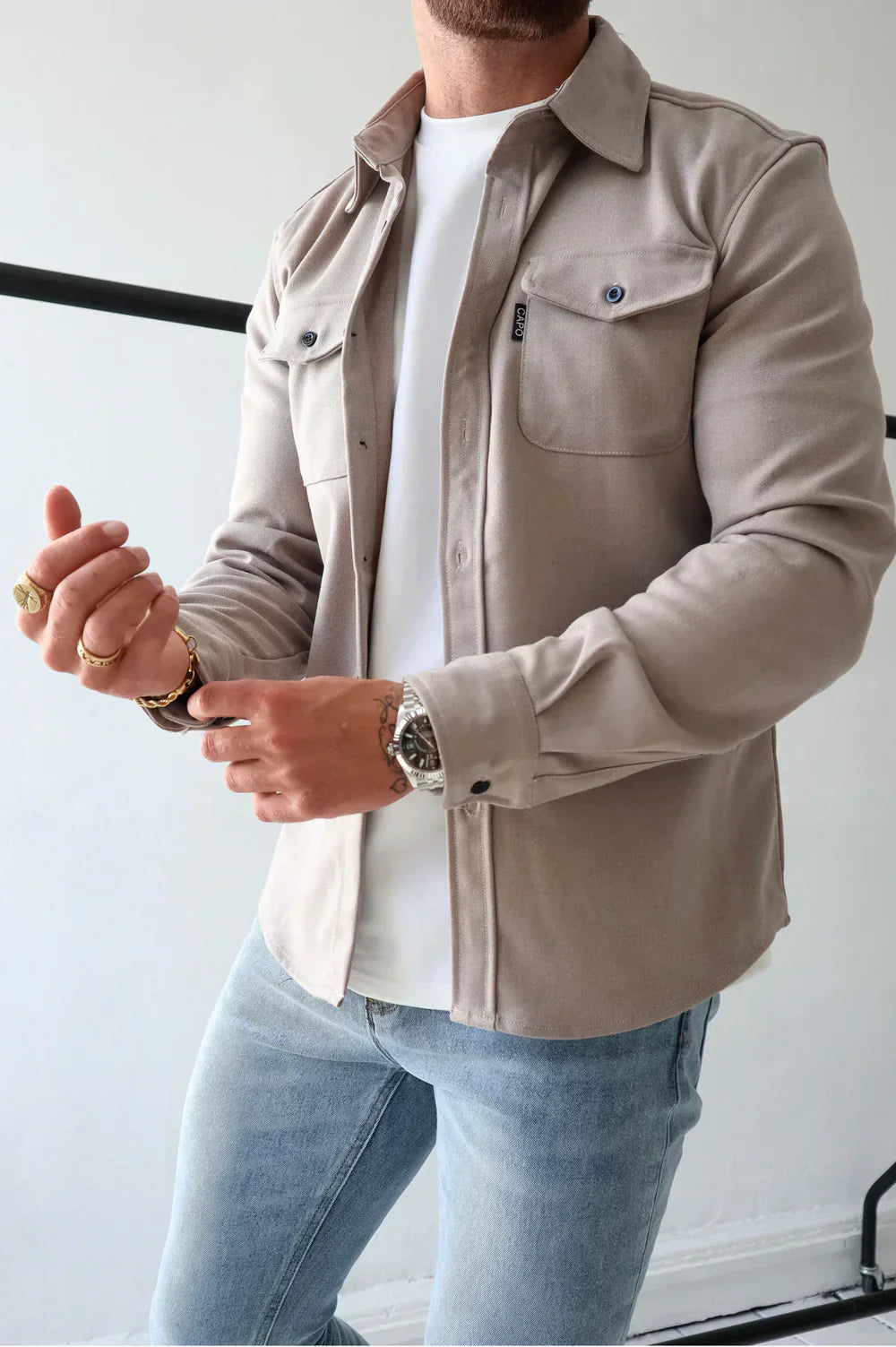 Button Down Men's Shirt l Mark